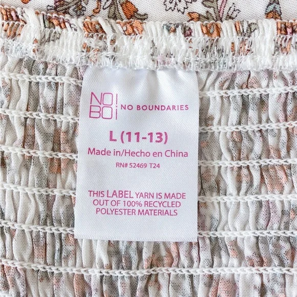 No Boundaries White and Brown Crop Camisole - Picture 16 of 17